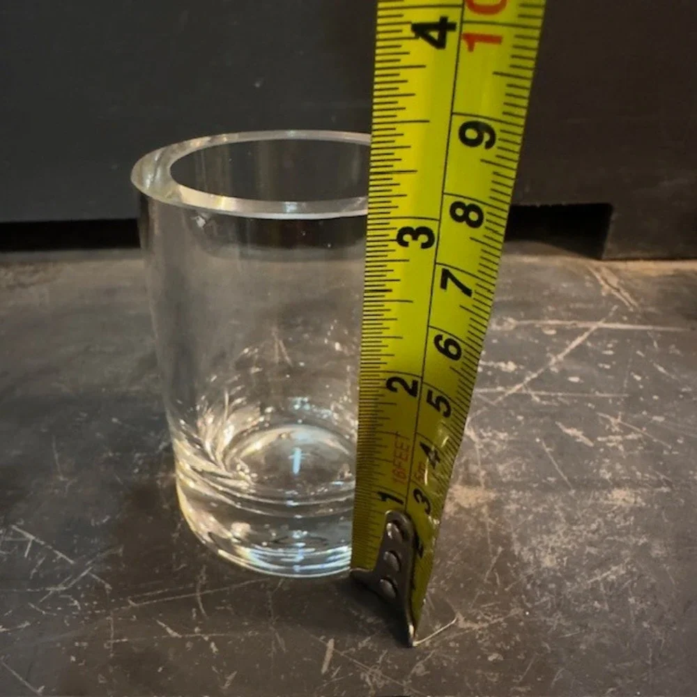 Clear Glass Tumbler Heavy Base Drinkware Barware Tableware 3